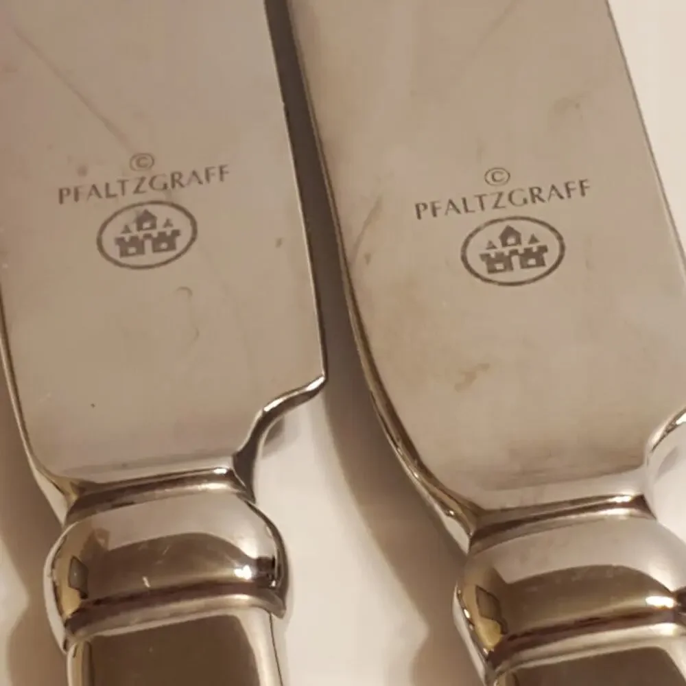 Lot of 10 Pieces Pfaltzgraff Glossy Stainless Flatware. Pre-owned, good shape